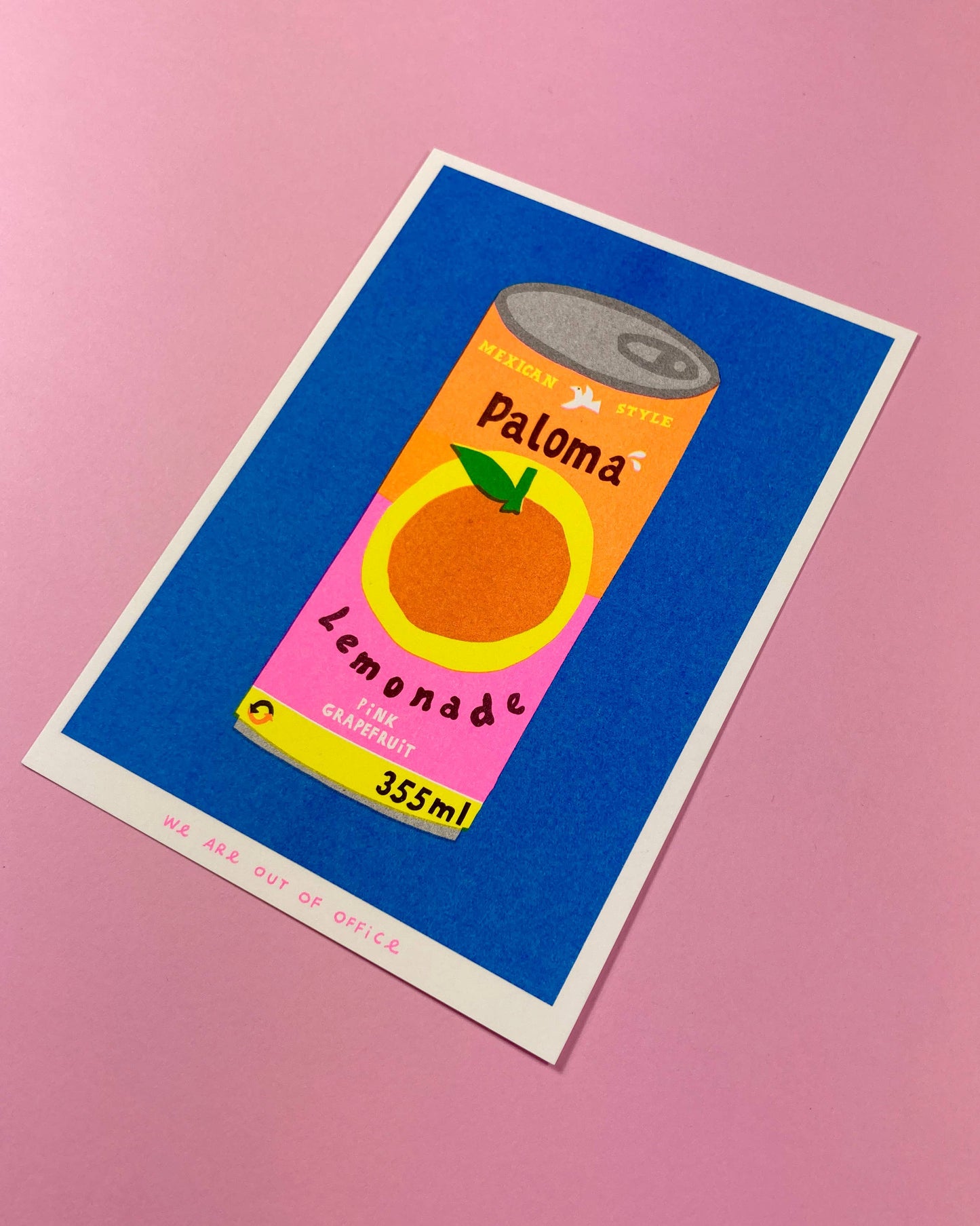 Paloma Lemonade - Risograph print