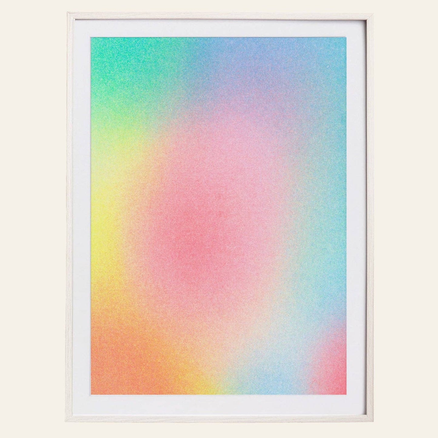 Fröhliches rotes Kunstdruck-Poster