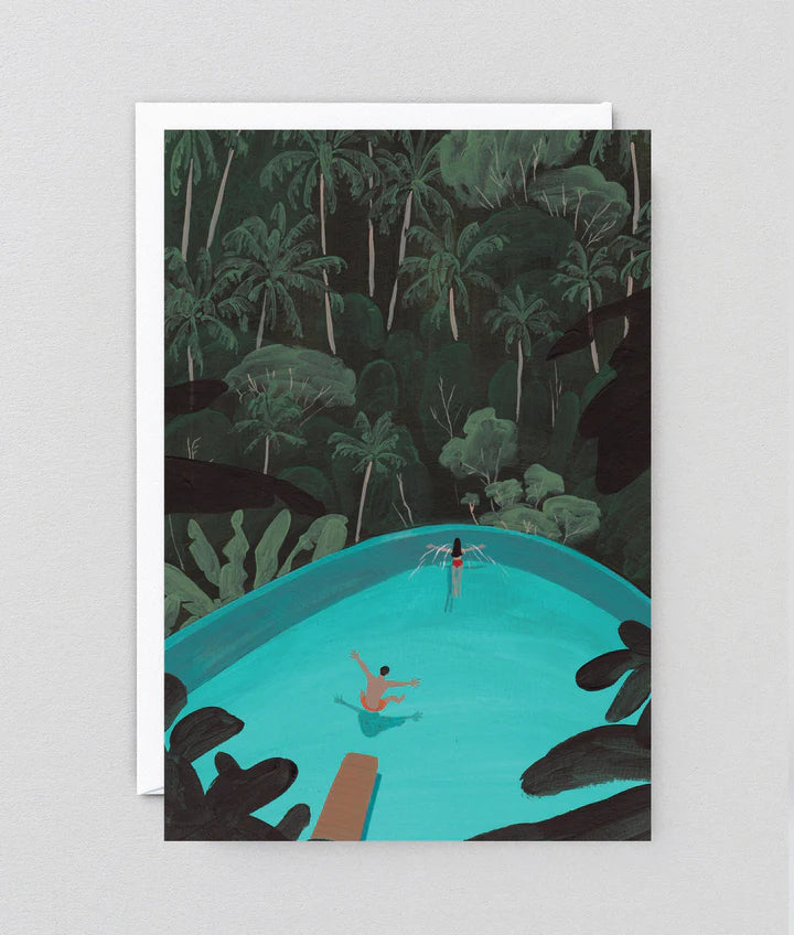 Pool with a View - Art Card