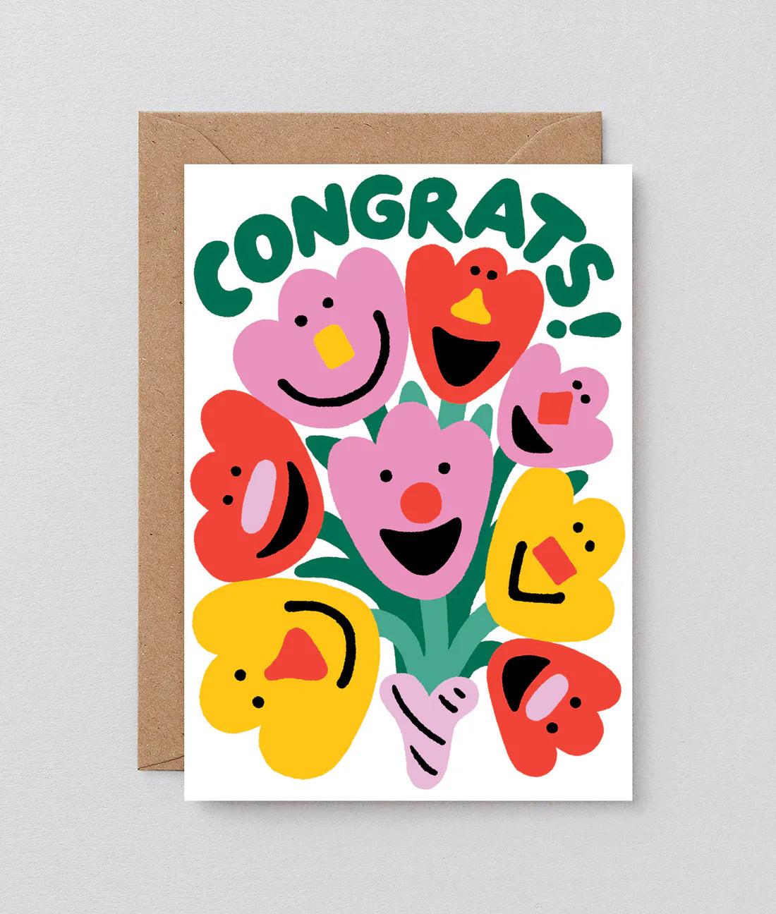 Congrats Flower - Card