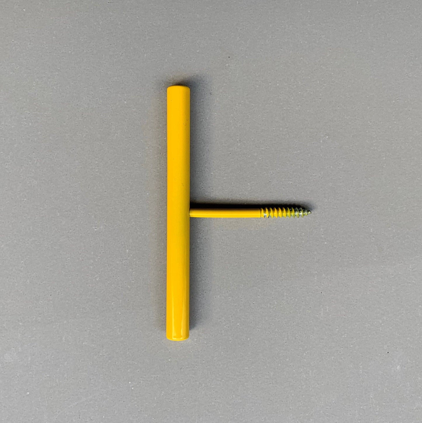 Wall-mounted hooks and Toilet Paper Holder - Sunny Yellow