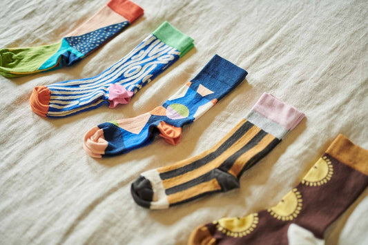 Kaleido Blue Socks