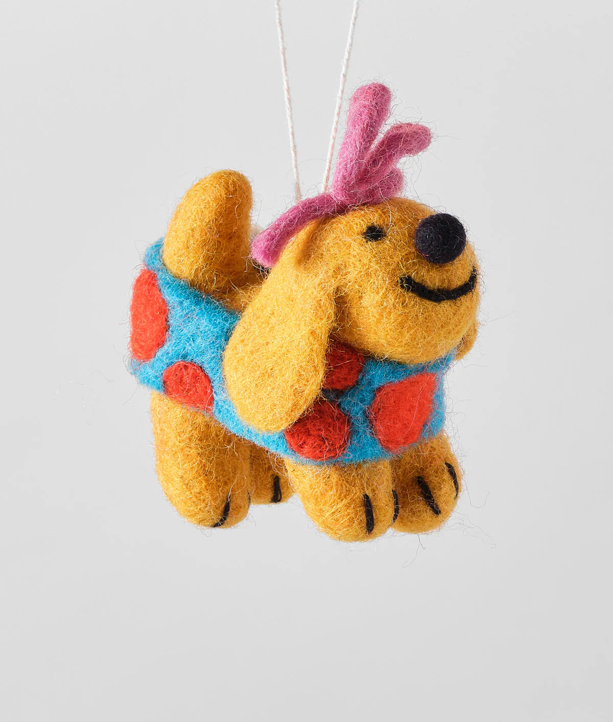 Fifi - Dog wrapped in Pink Bow