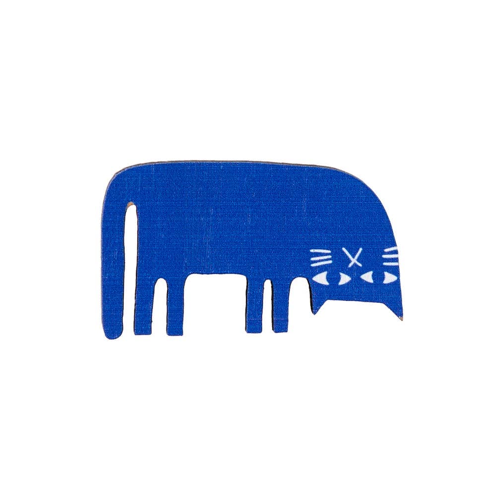 Lazy Cat Pin Badge