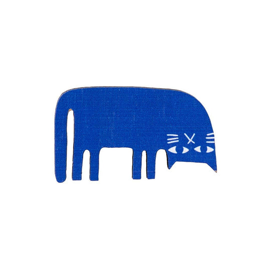 Lazy Cat Pin Badge