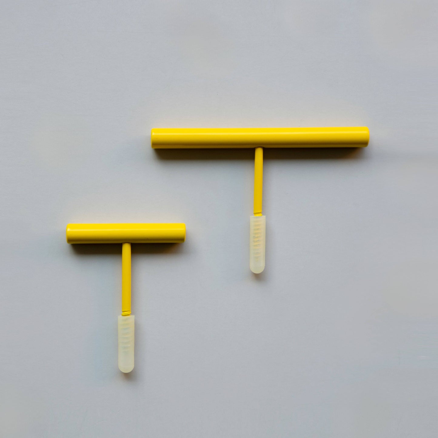 Wall-mounted hooks and Toilet Paper Holder - Sunny Yellow