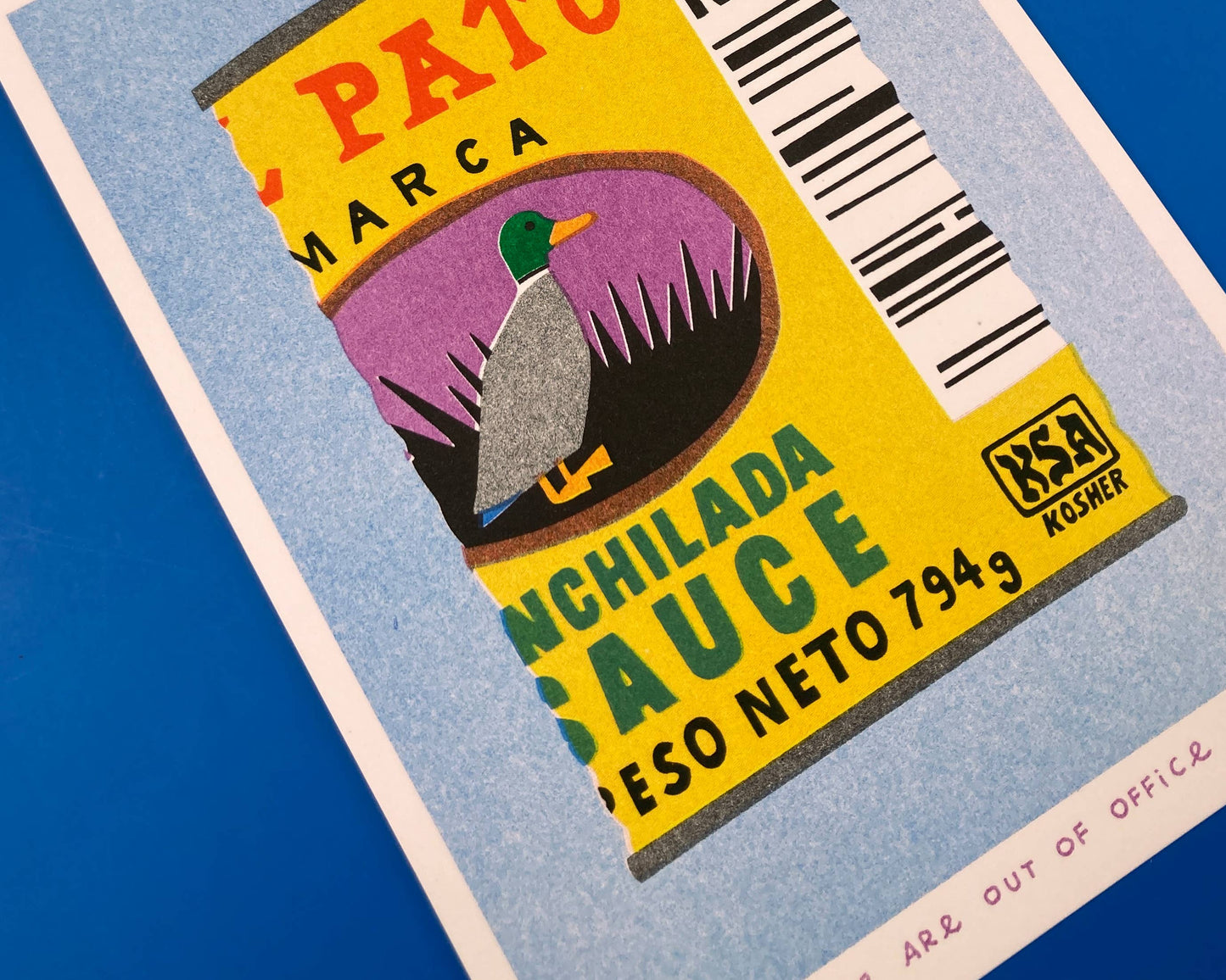 Enchilada Sauce - Risograph print