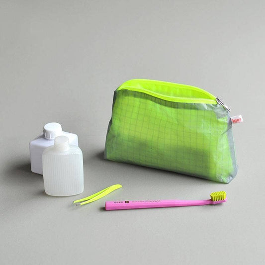 Magic Zipper Pouch grey/neon yellow