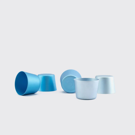 Short Aluminium Tumbler - Blue Shades