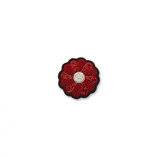 Red Mini Daisy - Brooch