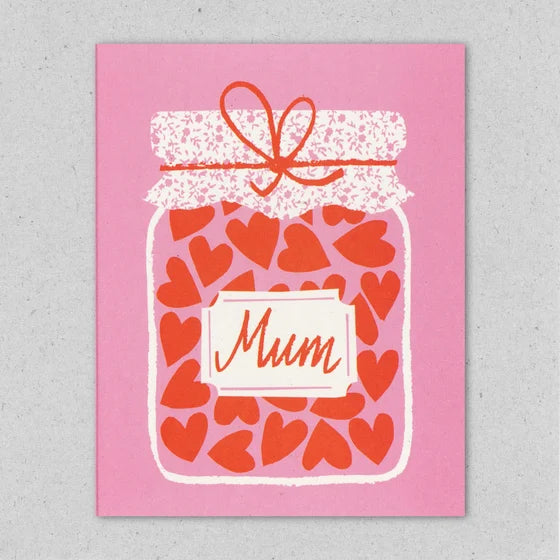 Jam Jar Mum Card