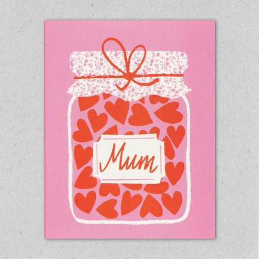 Jam Jar Mum Card