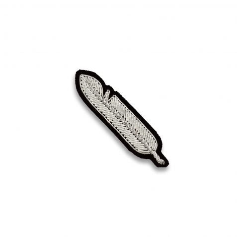 Silver Feather - Brooch