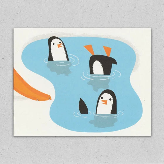 Pool Party Penguins - Card