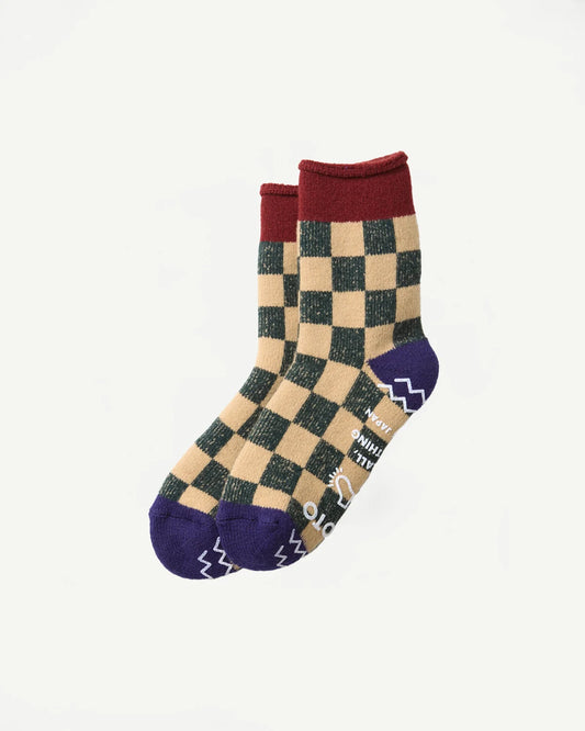 ROTOTO Pile Room Socks - Checkerboard