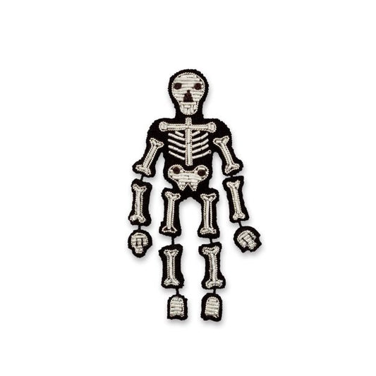 Silver Skeleton - Brooch