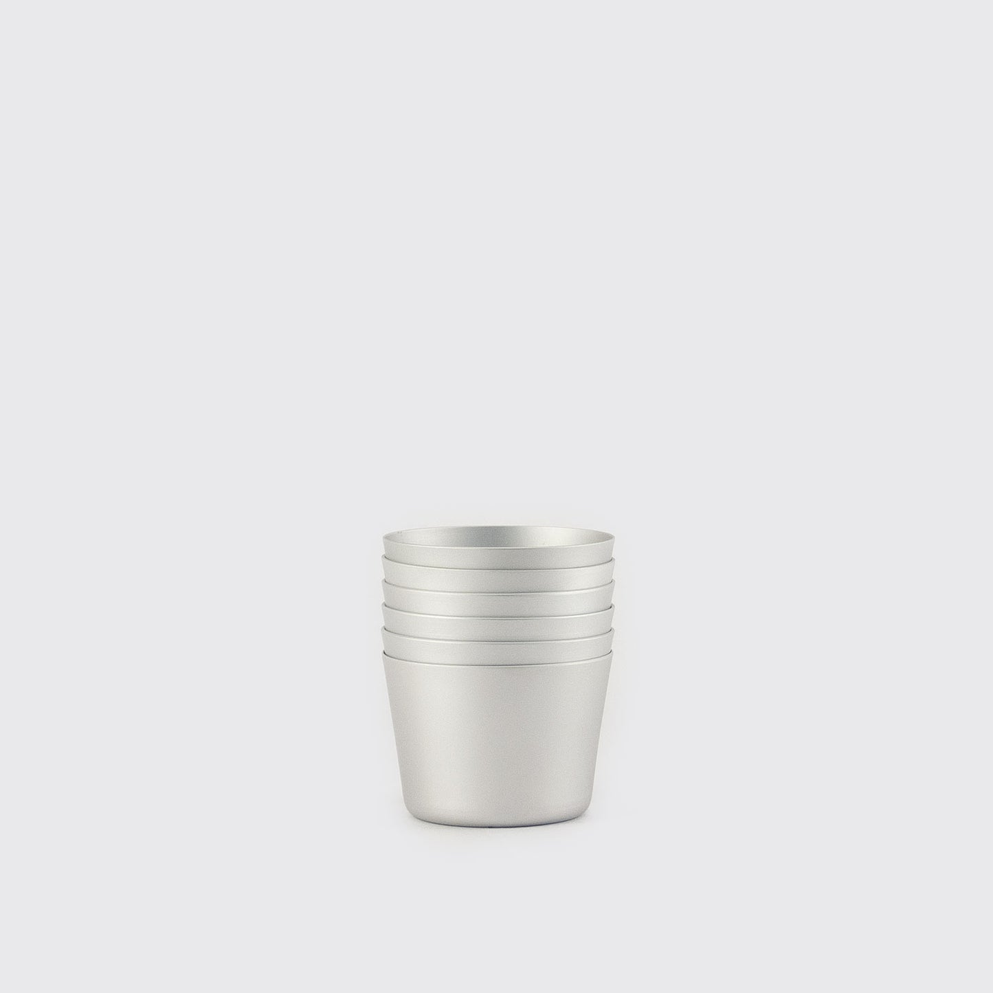 Short Aluminium Tumbler - Silver