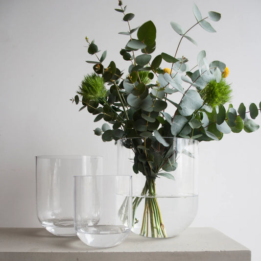 Simple - Glass vase 18cm / Medium