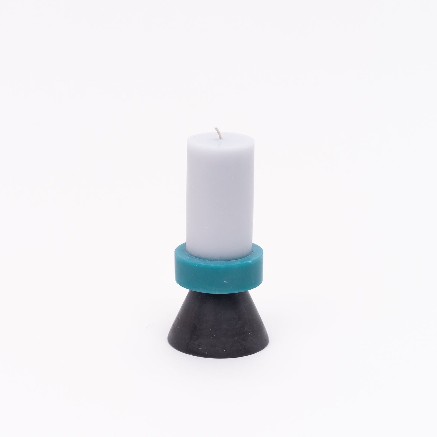 Stack Candle Tall - LILAC / TURQUOISE / CHARCOAL