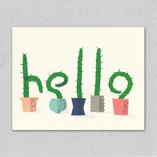 Cacti Hello Card