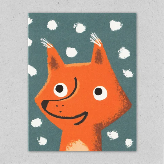 Snowflurry Fox Card